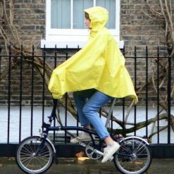 Velo Pioneur Soldes Boutique 33 Cape De Pluie Cycliste Jaune Canari The Peoples Poncho