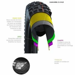 Pneu VTTAE Nobby Nic Schwalbe 29 X 2.60 Addix SpeedGrip Super Trail 9 Pneu VTTAE Nobby Nic Schwalbe 29 X 2.60 Addix SpeedGrip Super Trail -Velo Pioneur Soldes Boutique caracsse super trail