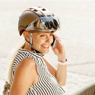 Casque Cycliste Urbain Et VAE Roadster Marron Casco – Image 3