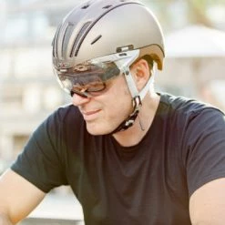 Casque Cycliste Urbain Et VAE Roadster Marron Casco -Velo Pioneur Soldes Boutique casque cycliste urbain et vae roadster marron casco full 4