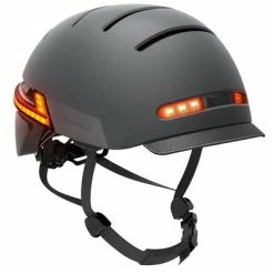 Velo Pioneur Soldes Boutique 17 Casque Urbain Connecté Avec éclairages BH51 Neo Livall