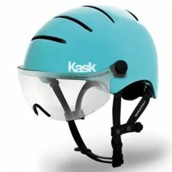 Casque Vélo Kask à Visière Urban Lifestyle Aqua -Velo Pioneur Soldes Boutique casque velo a visiere kask urban lifestyle aqua l full