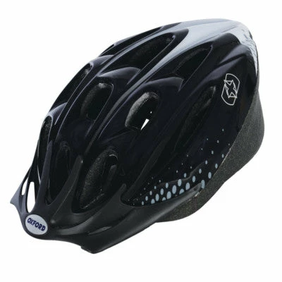 Casque Vélo Adulte F15 Hurricane Noir Et Argent Oxford 1 Casque Vélo Adulte F15 Hurricane Noir Et Argent Oxford