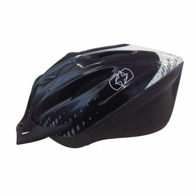 Casque Vélo Adulte F15 Hurricane Noir Et Argent Oxford 2 Casque Vélo Adulte F15 Hurricane Noir Et Argent Oxford – Image 2