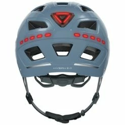 Casque Vélo Avec éclairages Abus Hyban 2.0 LED Signal Glacier 8 Casque Vélo Avec éclairages Abus Hyban 2.0 LED Signal Glacier -Velo Pioneur Soldes Boutique casque velo avec eclairages abus hyban 2 0 led signal glacier full 3