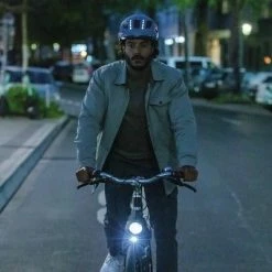 Casque Vélo Avec éclairages Abus Hyban 2.0 LED Signal Glacier 10 Casque Vélo Avec éclairages Abus Hyban 2.0 LED Signal Glacier -Velo Pioneur Soldes Boutique casque velo avec eclairages abus hyban 2 0 led signal glacier full 5