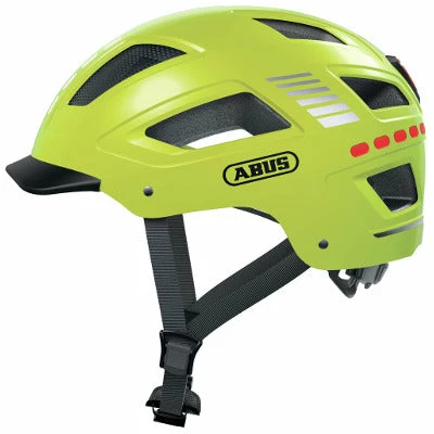 Casque Vélo Avec éclairages Abus Hyban 2.0 LED Signal Yellow 1 Casque Vélo Avec éclairages Abus Hyban 2.0 LED Signal Yellow