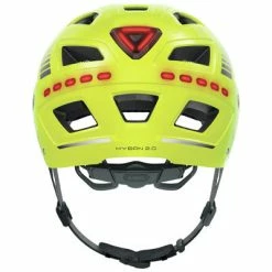 Casque Vélo Avec éclairages Abus Hyban 2.0 LED Signal Yellow 7 Casque Vélo Avec éclairages Abus Hyban 2.0 LED Signal Yellow -Velo Pioneur Soldes Boutique casque velo avec eclairages abus hyban 2 0 led signal yellow full 3