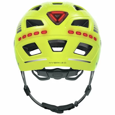 Casque Vélo Avec éclairages Abus Hyban 2.0 LED Signal Yellow 3 Casque Vélo Avec éclairages Abus Hyban 2.0 LED Signal Yellow – Image 3