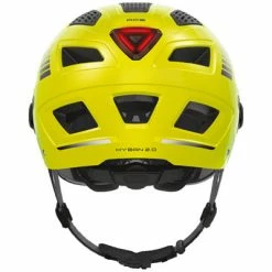 Casque Vélo Avec Visière Et LED Abus Hyban 2.0 Ace -Velo Pioneur Soldes Boutique casque velo avec visiere et led abus hyban 2 0 ace full 3