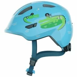 Casque Vélo Bébé Abus Smiley 3.0 -Velo Pioneur Soldes Boutique casque velo bebe abus smiley 3 0 blue croco full