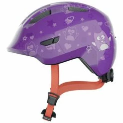 Casque Vélo Bébé Abus Smiley 3.0 -Velo Pioneur Soldes Boutique casque velo bebe abus smiley 3 0 purple star full