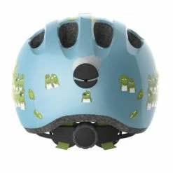 Casque Vélo Bébé Blue Croco Smiley ABUS -Velo Pioneur Soldes Boutique casque velo bebe blue croco smiley abus full 3