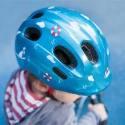 Casque Vélo Bébé Blue Croco Smiley ABUS -Velo Pioneur Soldes Boutique casque velo bebe blue croco smiley abus full 6
