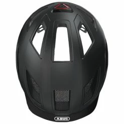 Casque Vélo De Ville Hyban 2.0 Noir Abus -Velo Pioneur Soldes Boutique casque velo de ville hyban 2 0 noir abus full 4