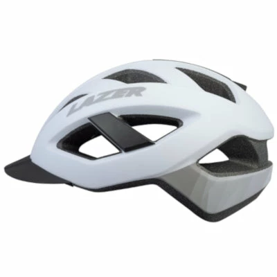 Casque Vélo Polyvalent Avec Petite Visière Cameleon Lazer Blanc 3 Casque Vélo Polyvalent Avec Petite Visière Cameleon Lazer Blanc – Image 3