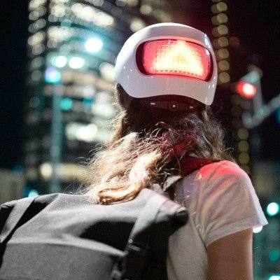 Casque Vélo Urbain Intelligent Lumos Matrix Blanc Avec éclairage 4 Casque Vélo Urbain Intelligent Lumos Matrix Blanc Avec éclairage – Image 4