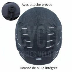 Casque Vélo Urbain Noir Pedelec 2.0 Abus Avec Lumière Arrière -Velo Pioneur Soldes Boutique casque velo urbain noir pedelec 2 0 abus avec lumiere arriere full 5