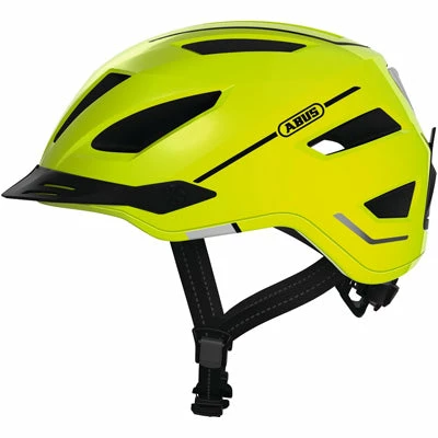 Casque Vélo Ville Jaune Fluo Pedelec 2.0 Abus Avec éclairage 1 Casque Vélo Ville Jaune Fluo Pedelec 2.0 Abus Avec éclairage