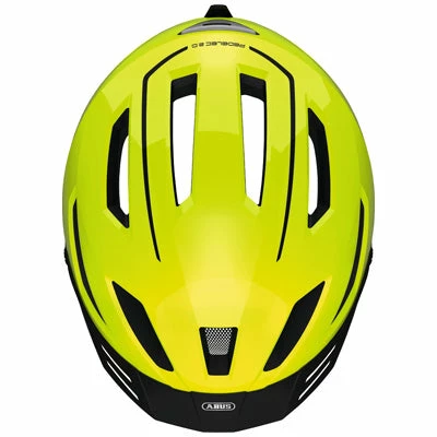 Casque Vélo Ville Jaune Fluo Pedelec 2.0 Abus Avec éclairage 4 Casque Vélo Ville Jaune Fluo Pedelec 2.0 Abus Avec éclairage – Image 4