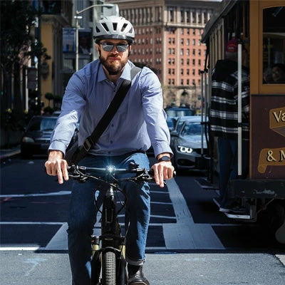 Casque Vélo Ville Jaune Fluo Pedelec 2.0 Abus Avec éclairage 5 Casque Vélo Ville Jaune Fluo Pedelec 2.0 Abus Avec éclairage – Image 5