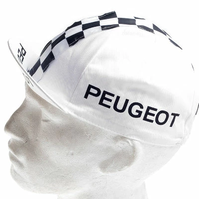 Vintage Cycling Casquette Vintage Multisport Vélo Logo Peugeot Cycles à Damiers 3 Vintage Cycling Casquette Vintage Multisport Vélo Logo Peugeot Cycles à Damiers – Image 3