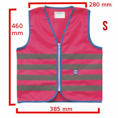 Gilet De Sécurité Enfant à Vélo Haute Visibilité Rose Wowow 4 Gilet De Sécurité Enfant à Vélo Haute Visibilité Rose Wowow – Image 4