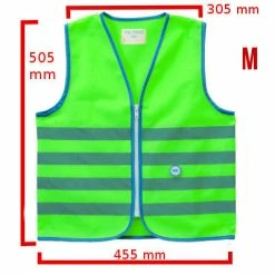Gilet De Sécurité Enfant à Vélo Haute Visibilité Vert Wowow -Velo Pioneur Soldes Boutique gilet de securite enfant a velo haute visibilite vert wowow full 5
