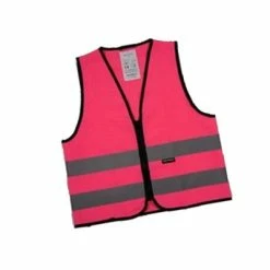 Gilet De Sécurité Enfant à Vélo Haute Visibilité Rose Wowow 13 Gilet De Sécurité Enfant à Vélo Haute Visibilité Rose Wowow -Velo Pioneur Soldes Boutique gilet de securite enfant a velo rose small full