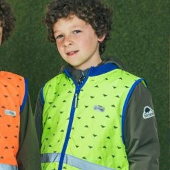 Gilet Réfléchissant Enfants Jaune Fluo Jackson Go Fluo -Velo Pioneur Soldes Boutique gilet reflechissant enfants jaune fluo jackson go fluo full 6