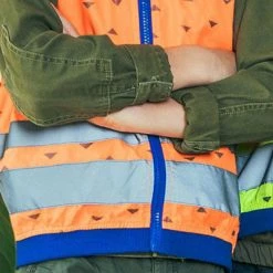 Gilet Réfléchissant Enfants Orange Fluo Jackson Go Fluo -Velo Pioneur Soldes Boutique gilet reflechissant enfants orange fluo jackson go fluo full 4