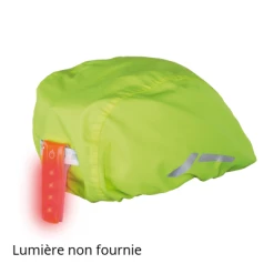 WOWOW Housse De Pluie Fluo Pour Casque Vélo Avec Attache Pour Feu -Velo Pioneur Soldes Boutique housse de pluie fluo pour casque velo avec attache pour feu full 3