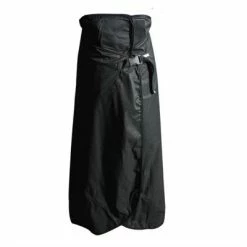 Georgia In Dublin Jupe Imperméable De Vélo Pour Cycliste Rainwrap - Noire -Velo Pioneur Soldes Boutique jupe impermeable de velo pour cycliste rainwrap noire full 4