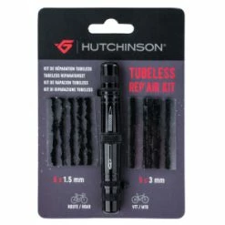 Kit De Réparation Tubeless Hutchinson - Outils Et Mèches 1.5+3mm -Velo Pioneur Soldes Boutique kit reparation tubeless avec meches hutchinson 494x294 c05e0b73 109d 4597 97d5 f5927e723f00