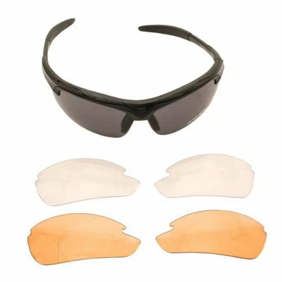 Newton Lunettes De Protection 3 Verres, Clairs, Fumés Et Noirs 2 Newton Lunettes De Protection 3 Verres, Clairs, Fumés Et Noirs – Image 2