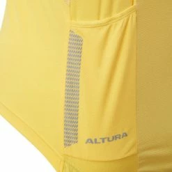 Maillot De Vélo Altura Femmes à Manches 3/4 All Roads Jaune -Velo Pioneur Soldes Boutique maillot de velo altura femmes a manches 3 4 all roads jaune full 4