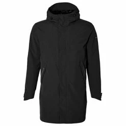Parka De Pluie Vélo étanche Noir Pour Hommes Mosse Basil -Velo Pioneur Soldes Boutique parka de pluie velo etanche noir pour hommes mosse basil full 4