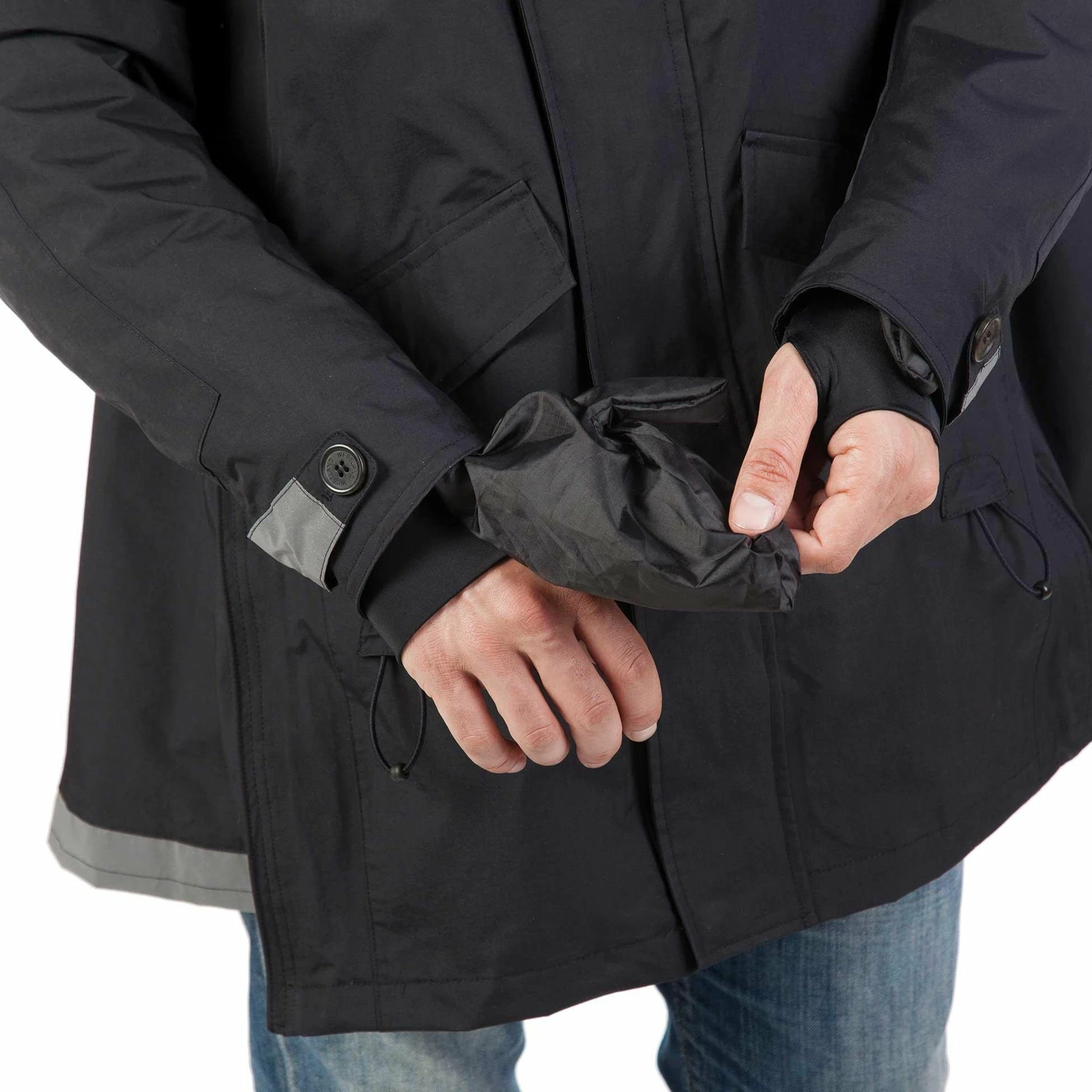 Parka Vélo Homme 2 En 1 Magic Tucano Urbano Bleu Nuit 4 Parka Vélo Homme 2 En 1 Magic Tucano Urbano Bleu Nuit – Image 4