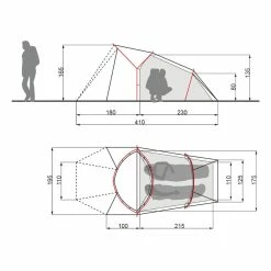 Tente Vélo 2 Places Pour Bikepacking Ultralégère Vaude -Velo Pioneur Soldes Boutique tente vaude bikepacking ultralegere 5