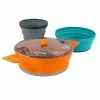 Vaisselle De Camping En Silicone Pliable X-set 21 Sea To Summit