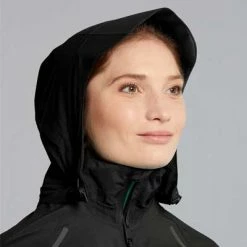 Veste De Pluie Vélo Imperméable Noire Pour Femmes Skane De Basil -Velo Pioneur Soldes Boutique veste de pluie velo impermeable noire pour femmes skane de basil full 6