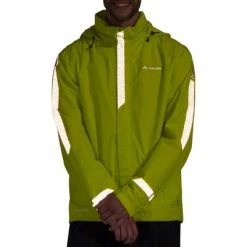 Veste Vélo Homme Jaune Réfléchissante 360° Luminum II Vaude -Velo Pioneur Soldes Boutique veste velo homme jaune reflechissante 360 luminum ii vaude full 5