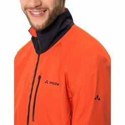 Veste Vélo Gravel Vaude Kuro Pour Homme -Velo Pioneur Soldes Boutique veste velo vaude kuro orange homme 5