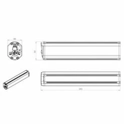 Doctibike Batterie VAE Sur Cadre Compatible Bosch PowerPack 36V 7 Doctibike Batterie VAE Sur Cadre Compatible Bosch PowerPack 36V -Velo Pioneur Soldes Boutique batterie vae sur cadre compatible bosch powerpack 36v full 4