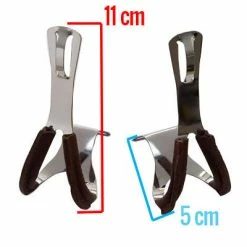Point Cale-pieds Chromé Pour Pédale De Vélo Avec Renfort Cuir Marron -Velo Pioneur Soldes Boutique cale pieds chrome pour pedale de velo avec renfort cuir marron full 3