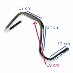 Cintre Moustache Vélo De Piste Vintage Escobar BLB 7 Cintre Moustache Vélo De Piste Vintage Escobar BLB -Velo Pioneur Soldes Boutique cintre moustache velo de piste vintage escobar blb full 4