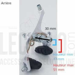 Newton Étriers Frein Vélo Blancs Pour Route Et Fixie 5 Newton Étriers Frein Vélo Blancs Pour Route Et Fixie -Velo Pioneur Soldes Boutique etriers frein velo blancs pour route et fixie full 3