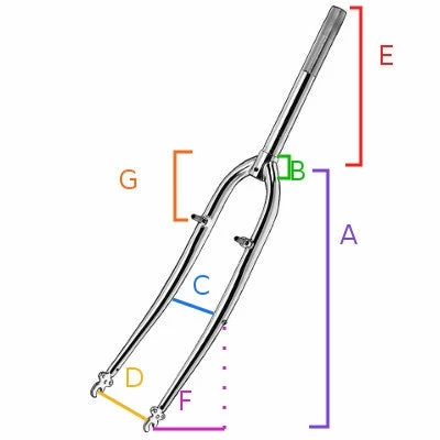 Point Fourche Vélo 26 Pouces Ahead 1" 1/8 Chrome 2 Point Fourche Vélo 26 Pouces Ahead 1" 1/8 Chrome – Image 2