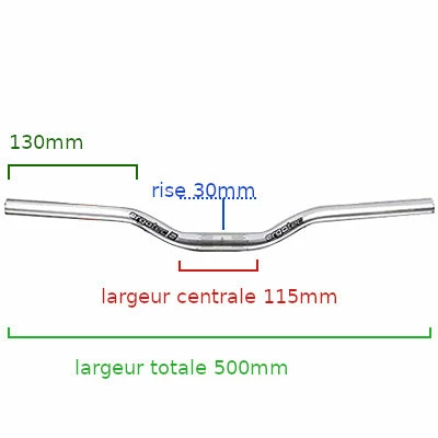 Ergotec-Humpert Guidon Argent Fixie Riser Bar Ergotec Humpert 2 Ergotec-Humpert Guidon Argent Fixie Riser Bar Ergotec Humpert – Image 2