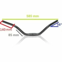 Guidon De Vélo De Ville Confort En Alu Noir XLC -Velo Pioneur Soldes Boutique guidon de velo de ville confort en alu noir xlc full 3